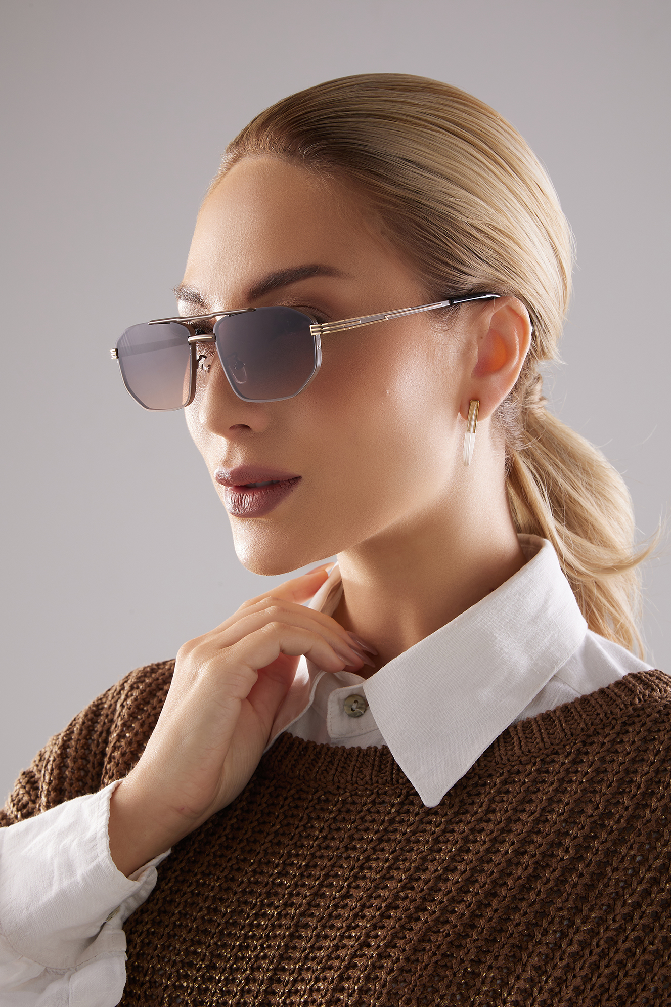 Óculos feminino 970-2631/ 50□18-142 LINHA PREMIUM