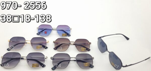 Óculos de metal feminino 970-2556/ 38□18-138  LINHA PREMIUM - Image 5