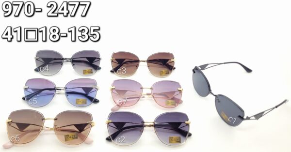 Óculos feminino  970- 2477/ 41□18-135 LINHA PREMIUM - Image 5
