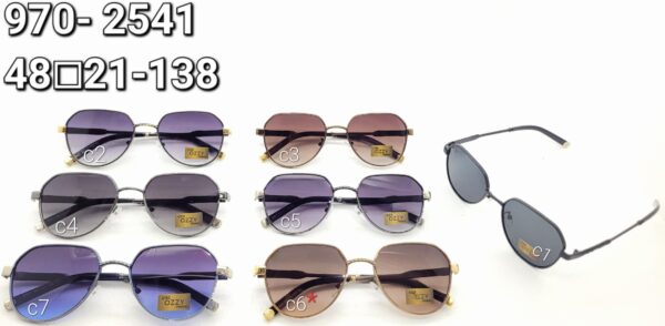 Óculos de metal feminino 970-2541/ 48□21-138 LINHA PREMIUM - Image 5