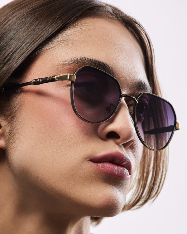 Óculos de metal feminino 970-2541/ 48□21-138 LINHA PREMIUM - Image 3