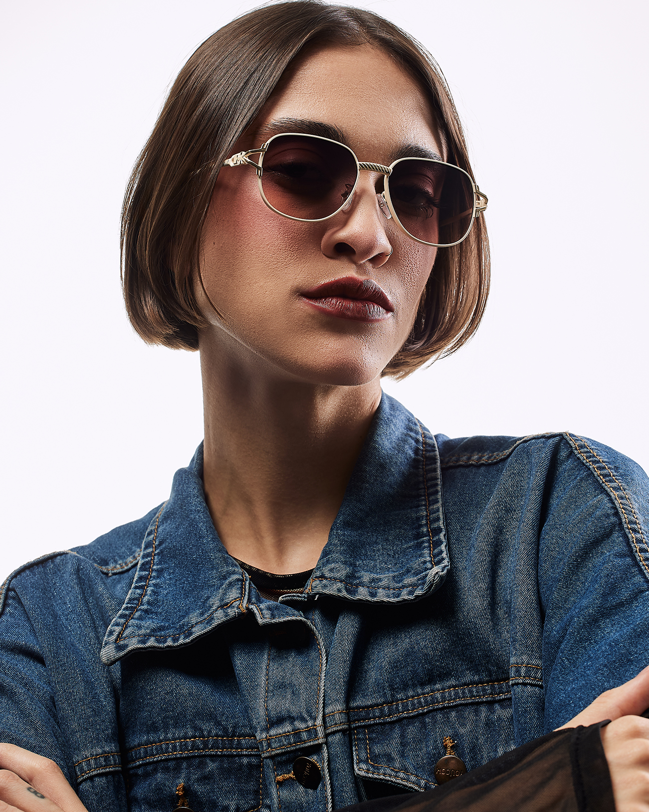 Óculos feminino 970-2538/ 50□25-143 LINHA PREMIUM