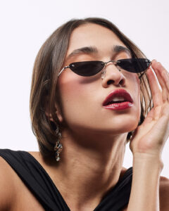Óculos de metal feminino 970-2419 / 44□ 20-136 LINHA PREMIUM