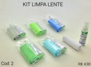 Kit Limpa Lente Unidade
