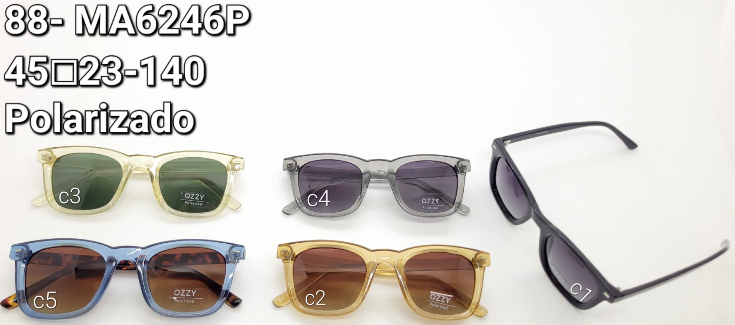 Óculos feminino 88-MA6246P/ 45□23-140 POLARIZADO
