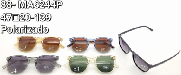 Óculos feminino 88-MA6244P/ 47□20-139 POLARIZADO