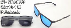 Óculos Masculino 21-NA6065P/ 56□18-138 POLARIZADO