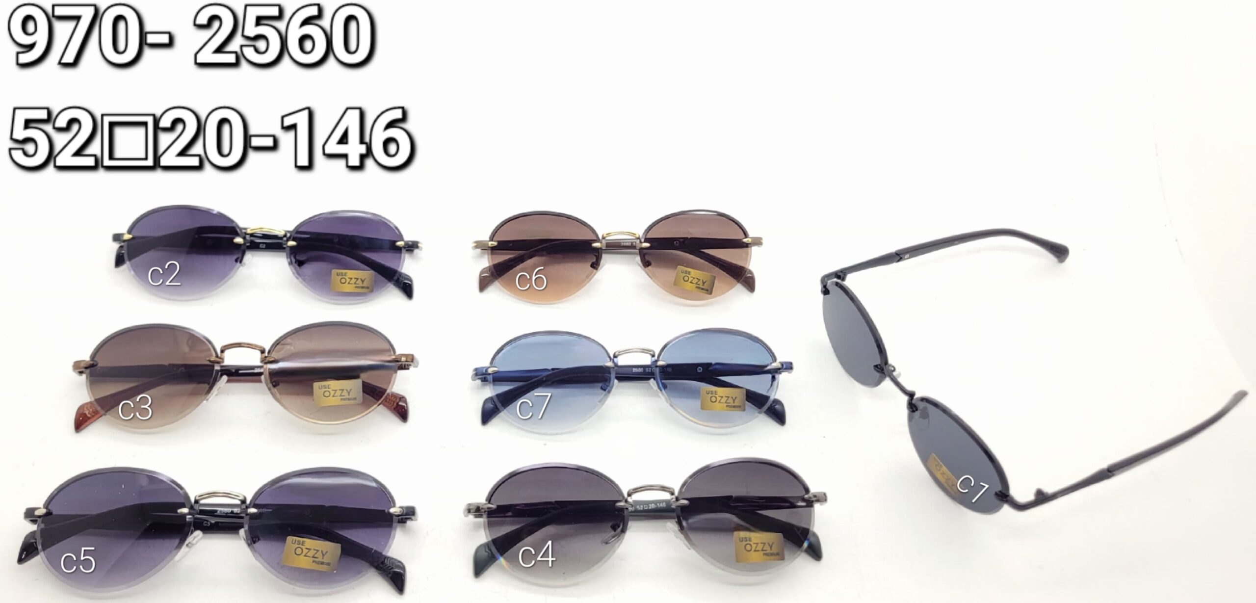 Óculos Feminino 970- 2560/ 44□16-136 LINHA PREMIUM