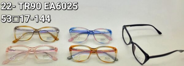 Óculos Feminino 22- TR90 EA6025/ 53□17-144 ARMAÇÃO PARA GRAU