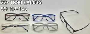 Óculos Masculino 22- TR90 EA6035/ 55□18-143 ARMAÇÃO PARA GRAU