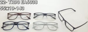 Óculos Masculino 22- TR90 EA6038/ 55□19-143 ARMAÇÃO PARA GRAU