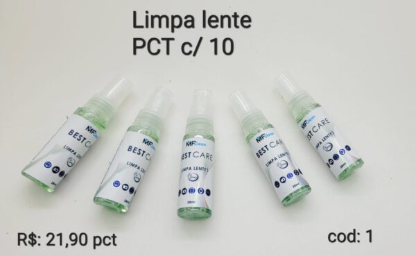 Kit Limpa Lente Pacote c/10