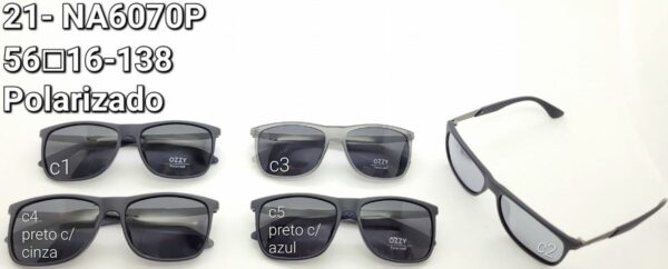 Óculos Masculino 21-NA6070P/ 56□16-138 POLARIZADO - Imagem 3