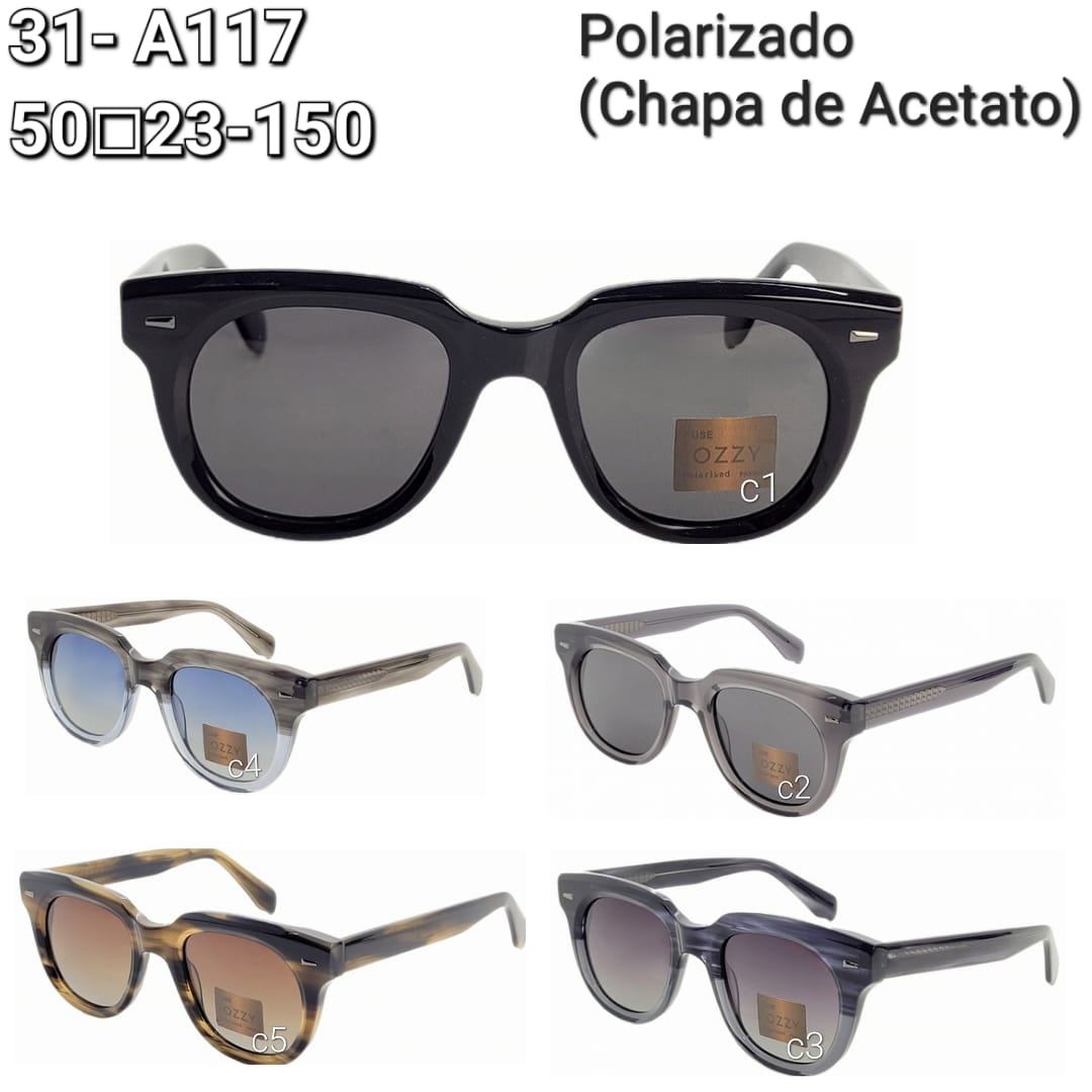 Ozzy Óculos de Sol Acetato 31-A117