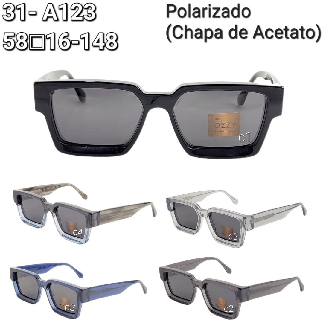 Ozzy Óculos de Sol Acetato 31-A123