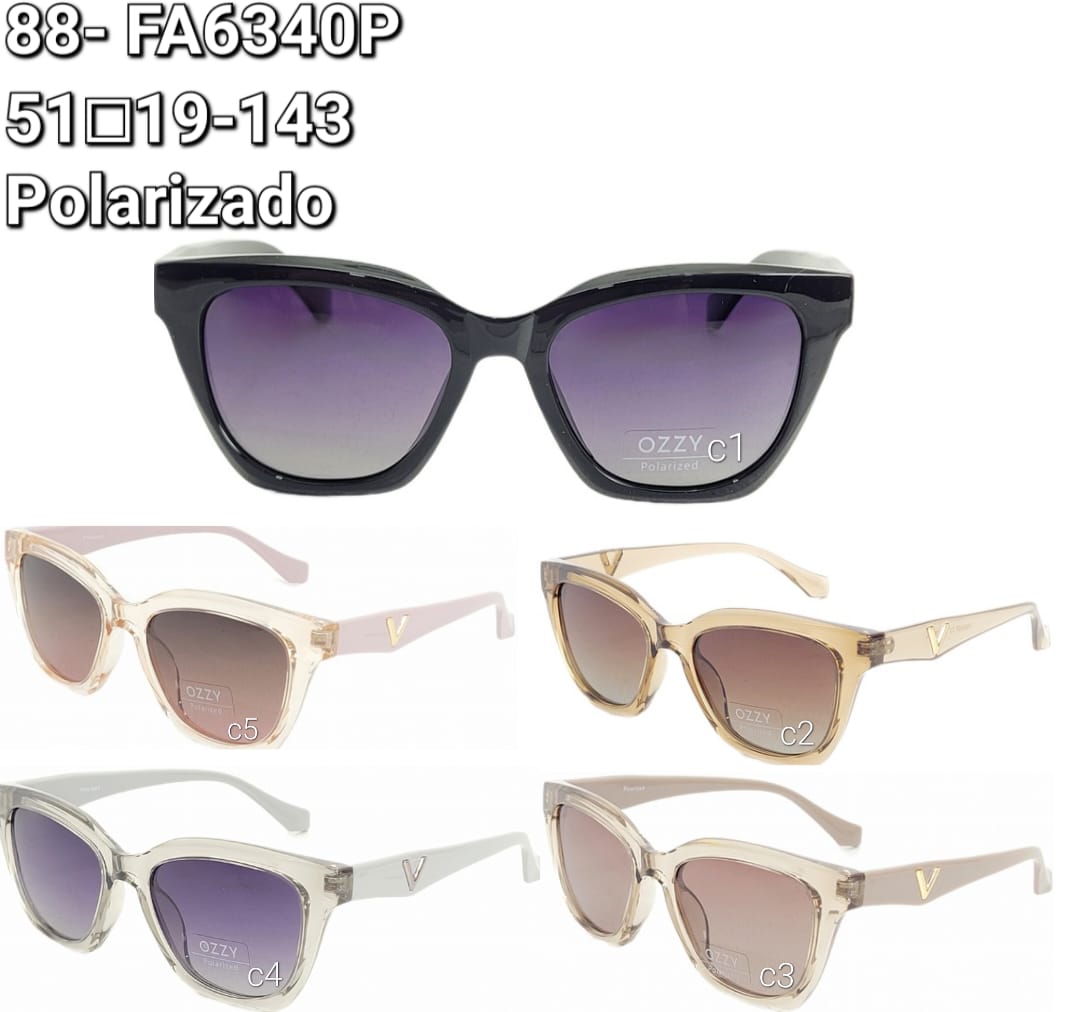 Ozzy Óculos de Sol Polarizado 88-FA6340P