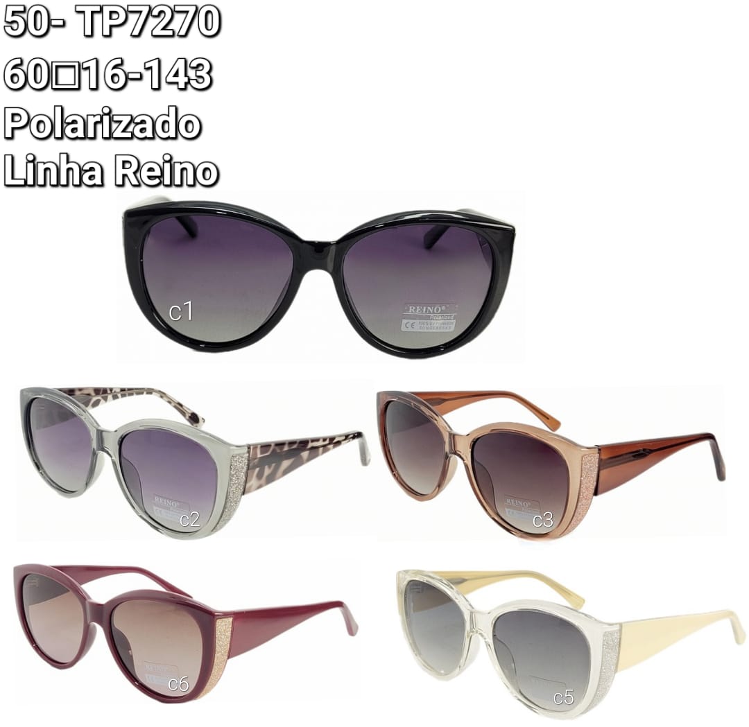 Óculos de Sol 50- TP7270/ 60□16-143 Linha Reino Polarizado